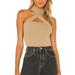 NBD yvette halter top nwt